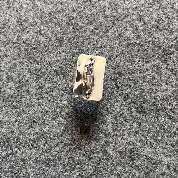 Sterling silver abstract ring - Picture 2 of 4